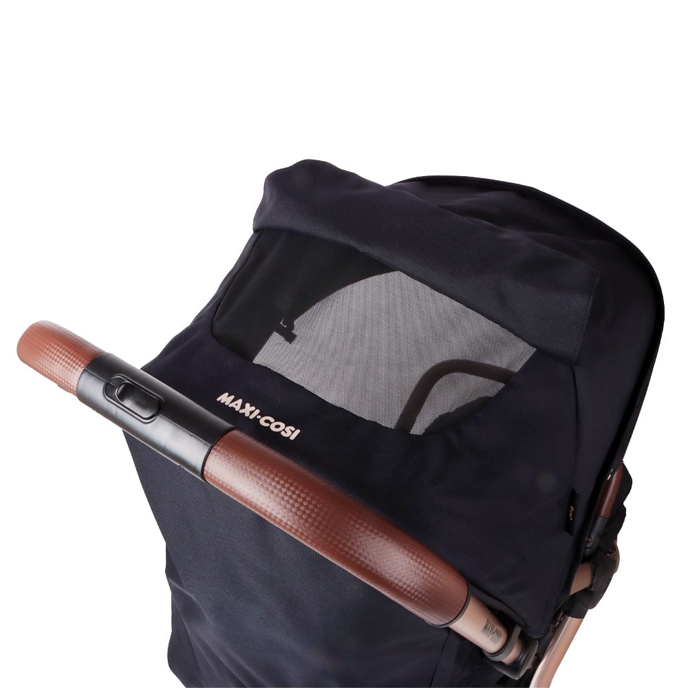 Coche Travel System Eva3 Essentian Black Champagne