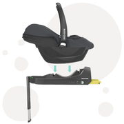 Silla Auto Nido Cabriofix Black+familyfix S Negro Maxi Cosi