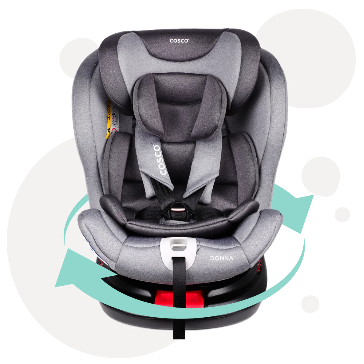 Silla De Auto Convertible Donna Cosco Gris