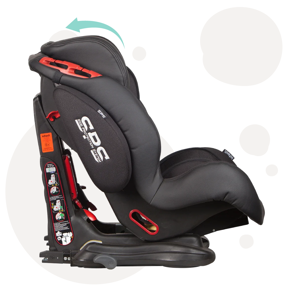 Silla Auto Butaca Elite Isofix Black Stone