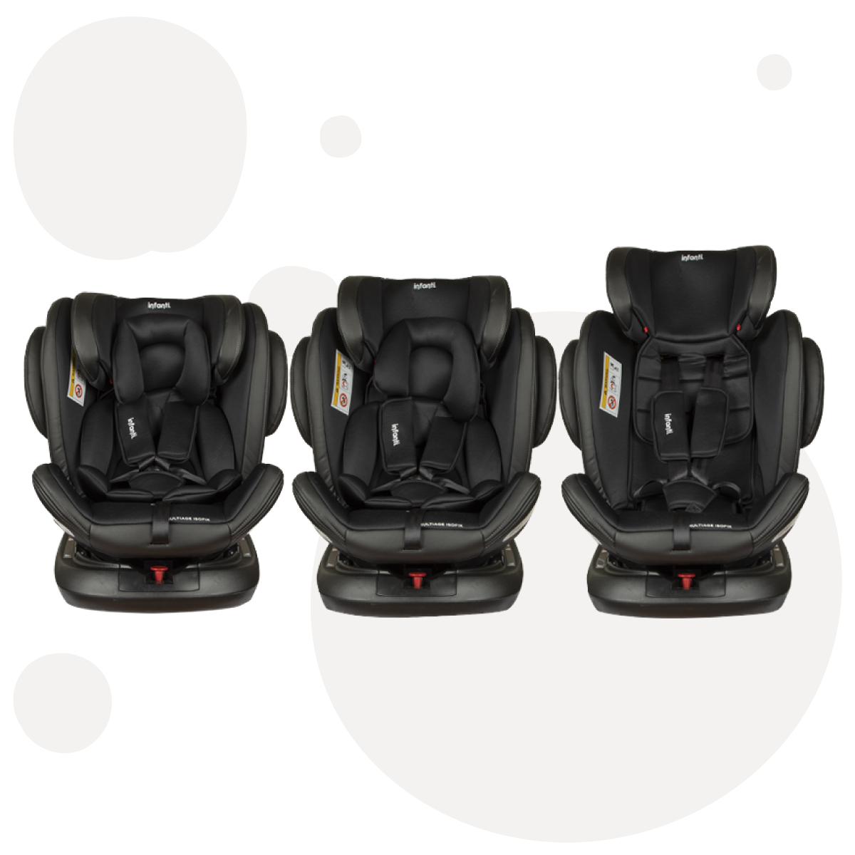 Silla De Auto Convertible Multiage 360° Black