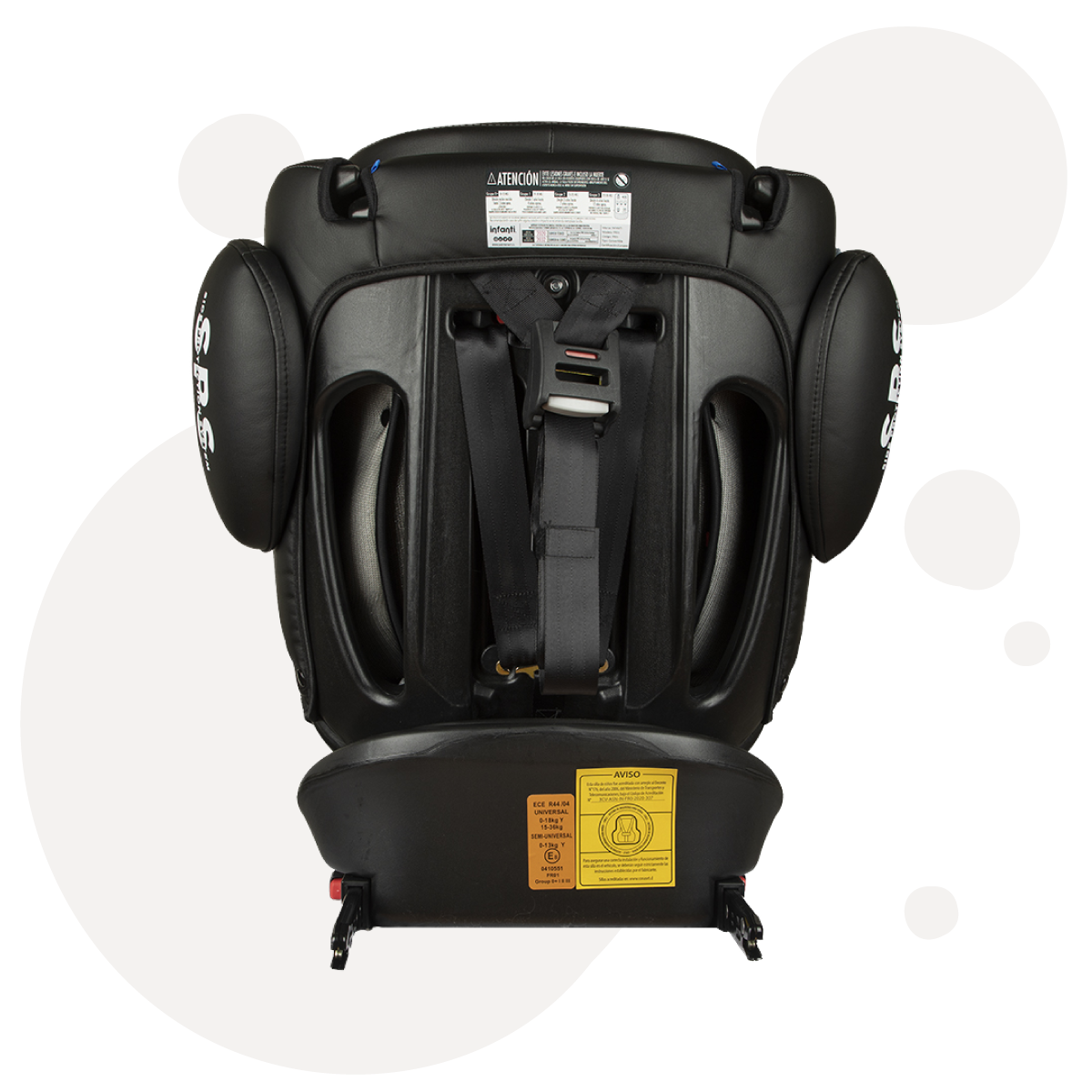 Silla De Auto Convertible Multiage 360° Black