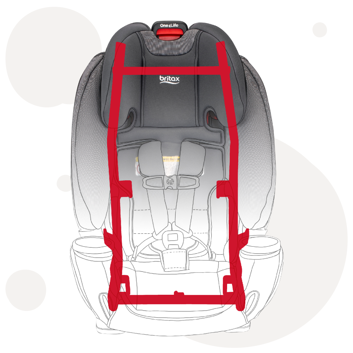 Silla Auto Convertible One4life Cool Flow Carbon