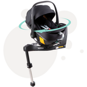 Silla Auto Nido Pebble 360° Pro+ Familyfix 360 Pro Essential Maxi Cosi