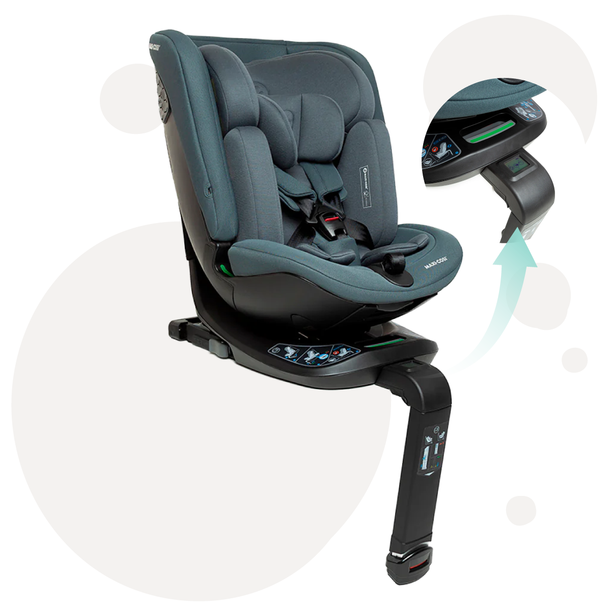 Silla De Auto Convertible Spinel 360° Plus O12 Authentic Graphite Maxi Cosi