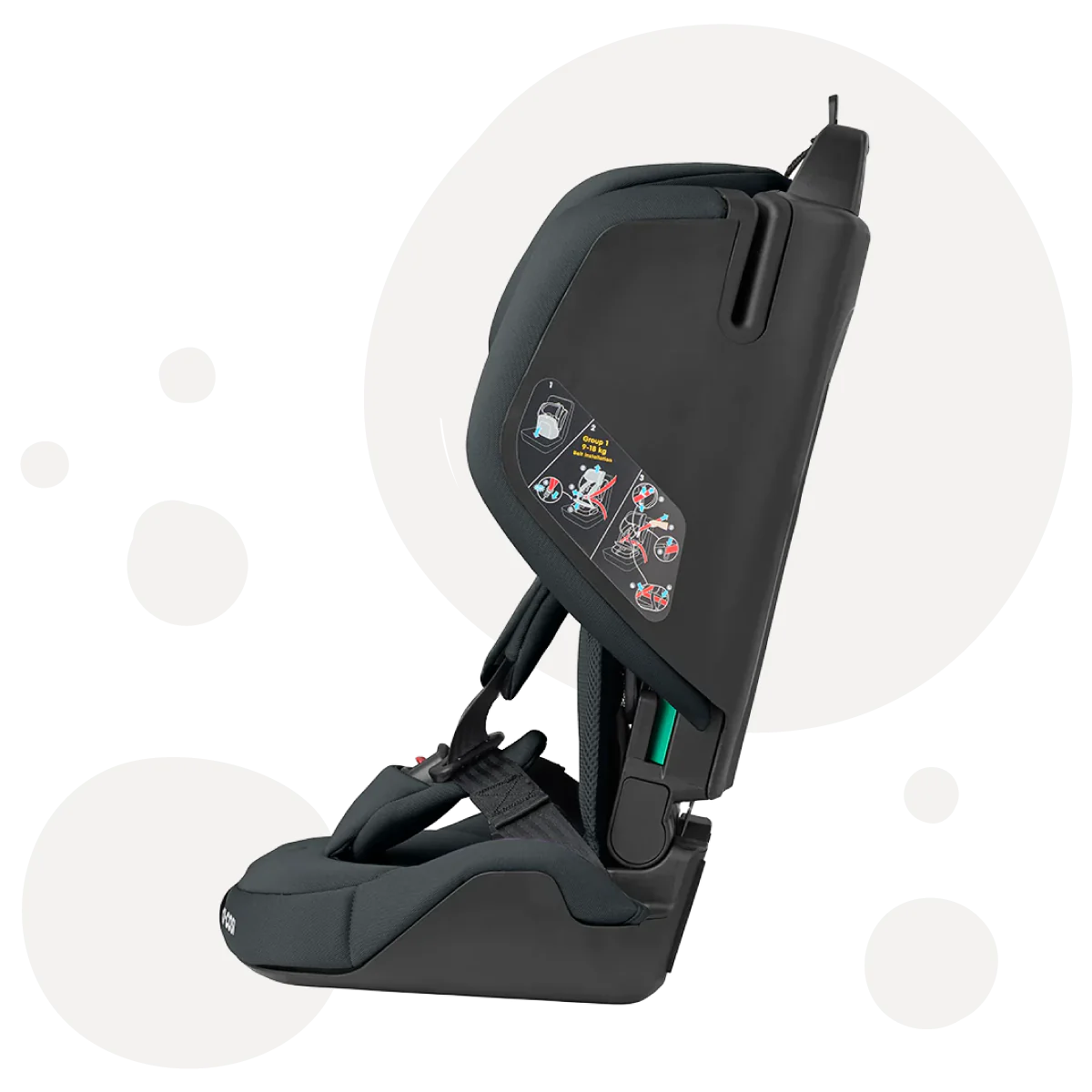 Silla De Auto Combinada Nomad Authentic Negro Maxi Cosi