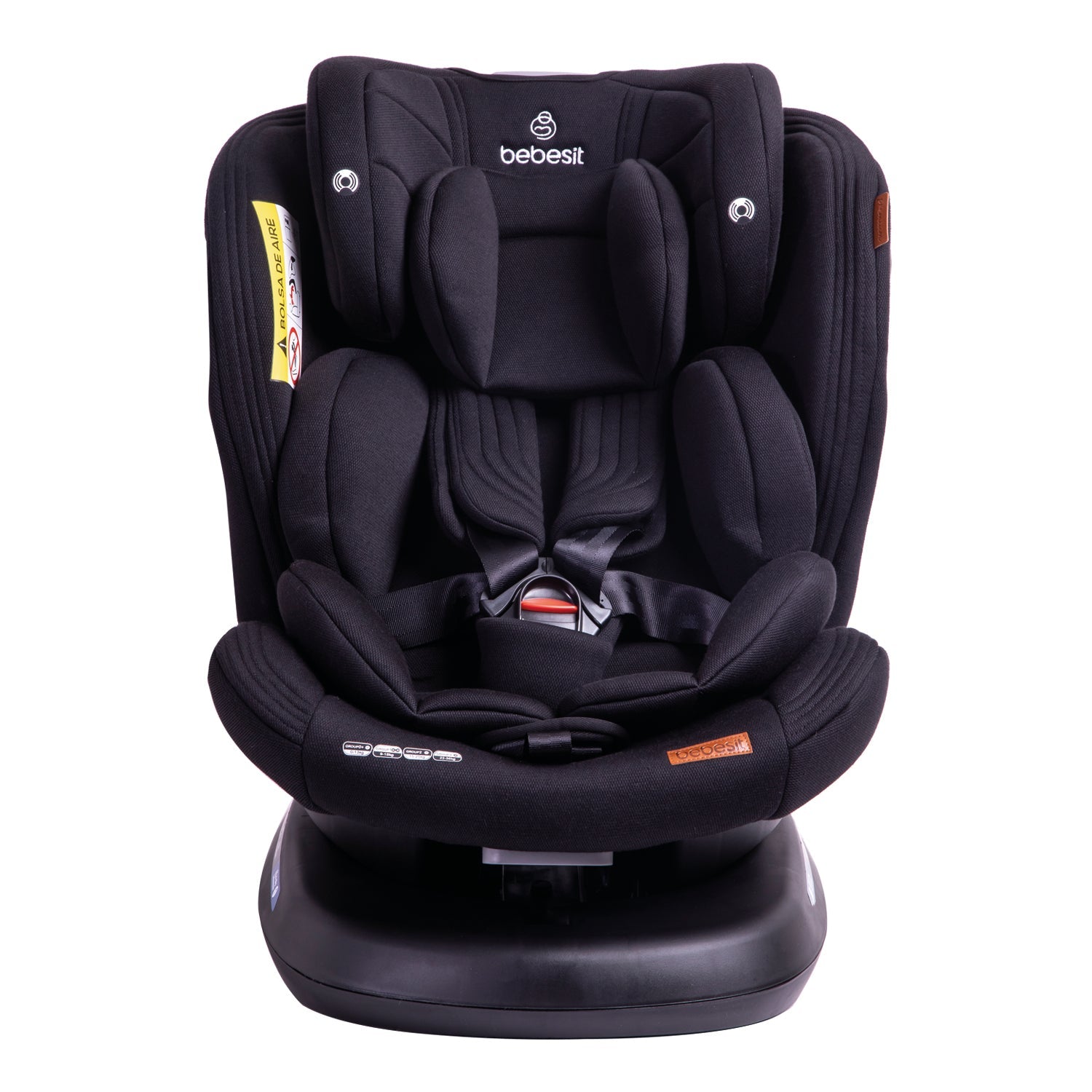 Silla De Auto Convertible Isofix Supra 360º Premium Negro