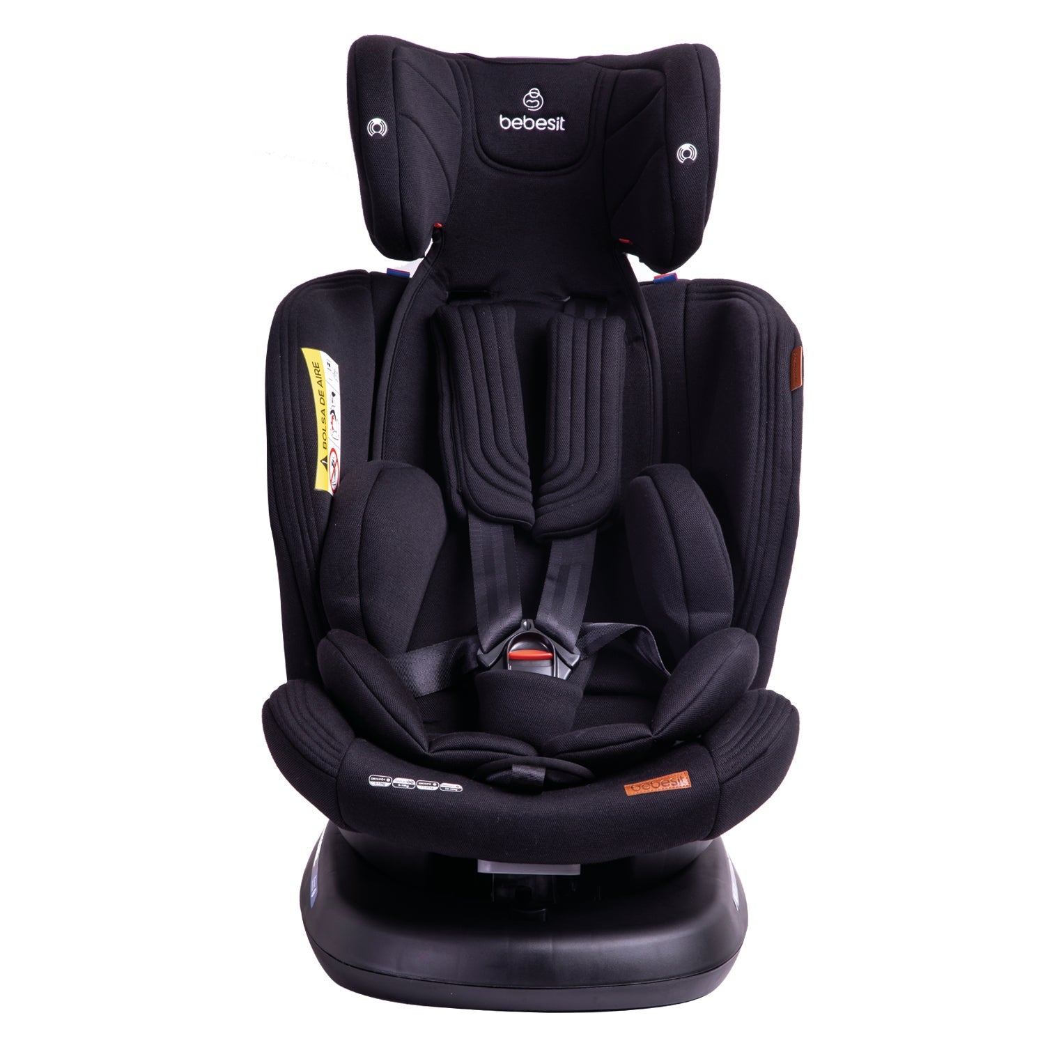 Silla De Auto Convertible Isofix Supra 360º Premium Negro