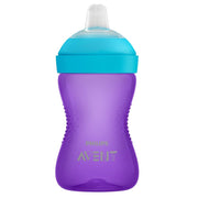 Vaso 300 ml con boquilla flexible Morado