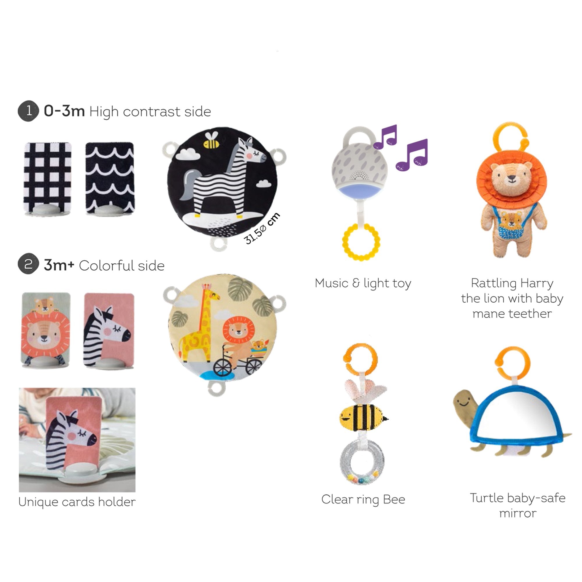 Gimnacio Savannah 360 Activity Taftoys