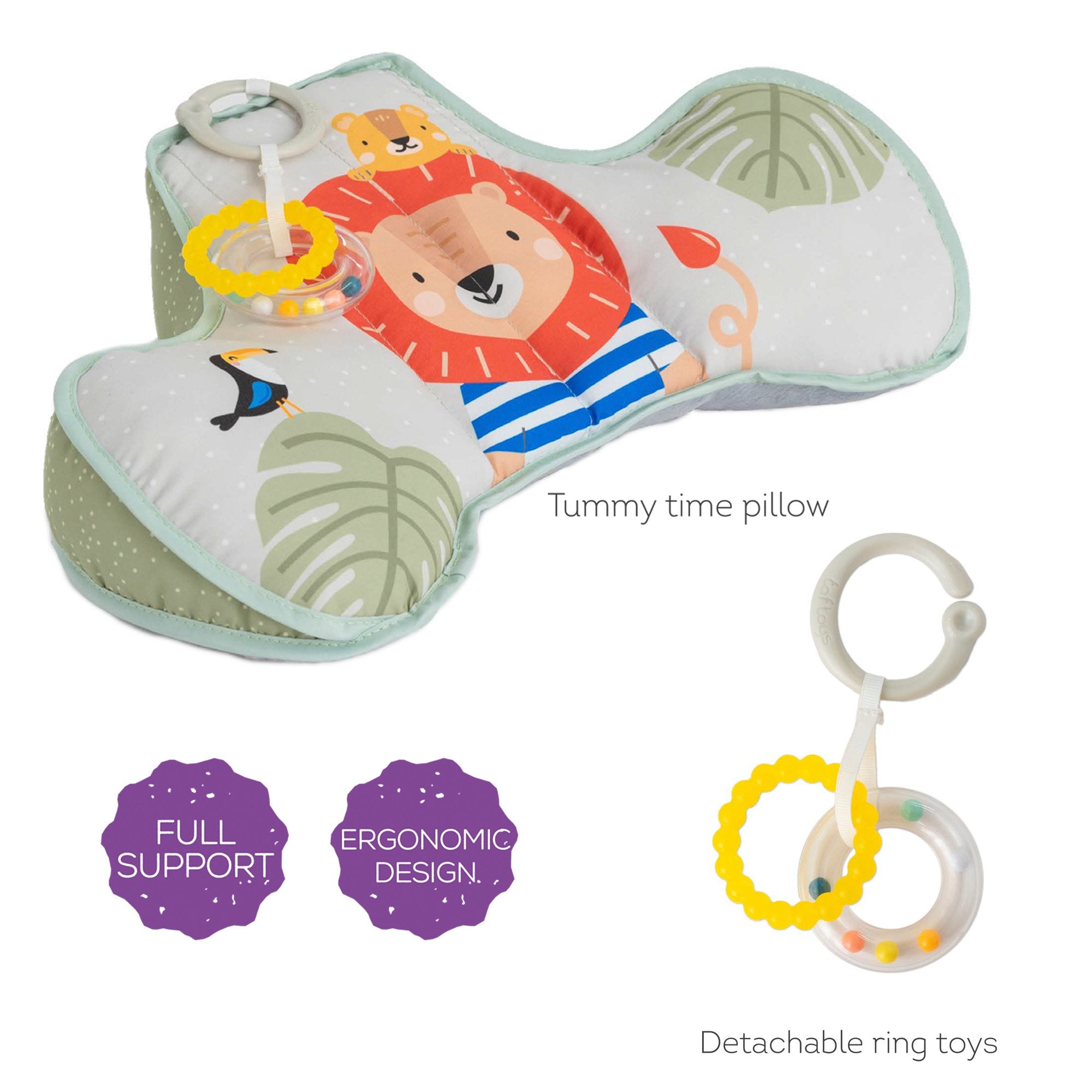 Almohada Para Tu Bebe Tummy Time Taftoys