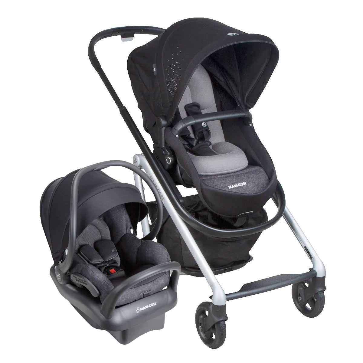 Coche Travel System Lila Nomad Black/mico Max