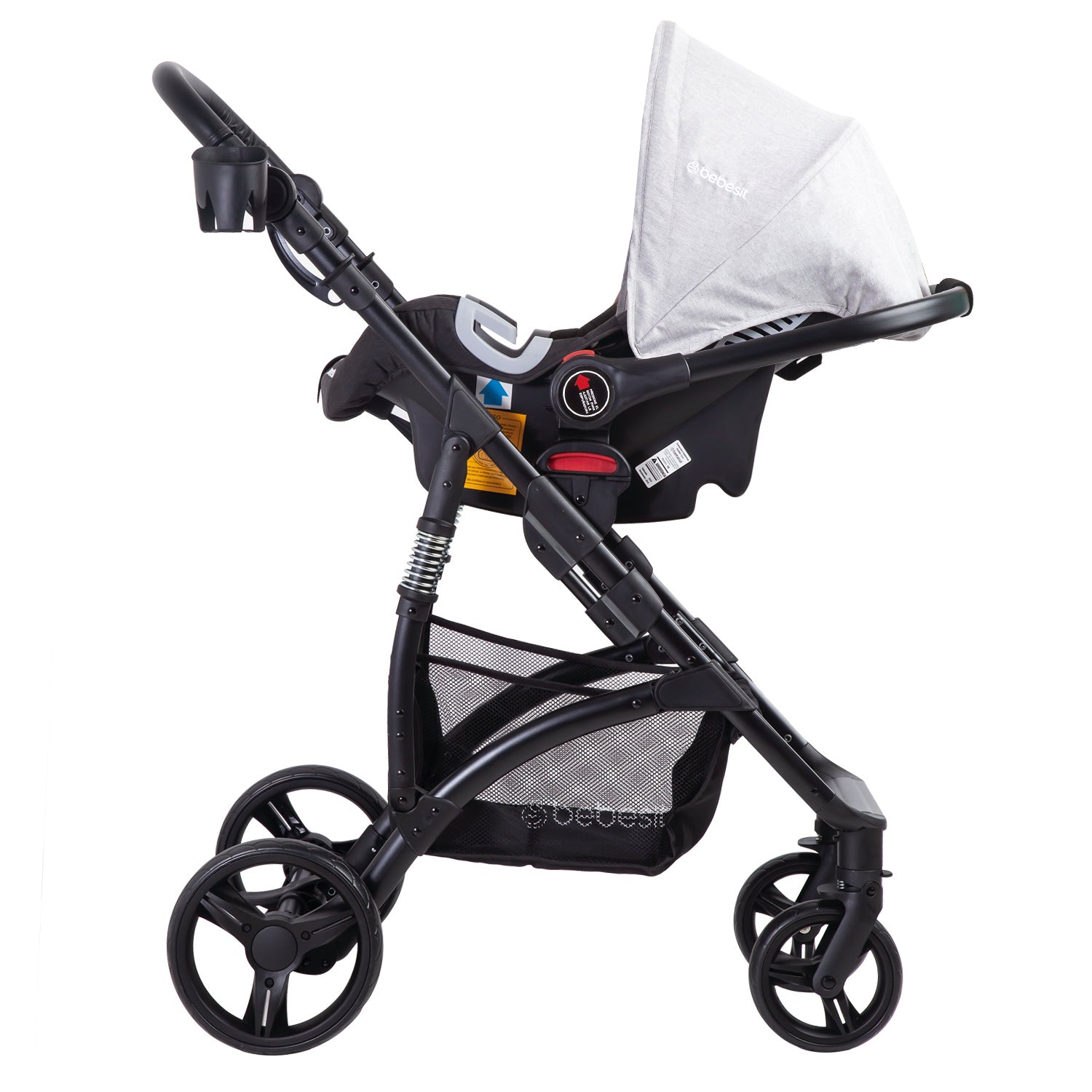 Coche Cuna Travel System Explorer Lx Gris