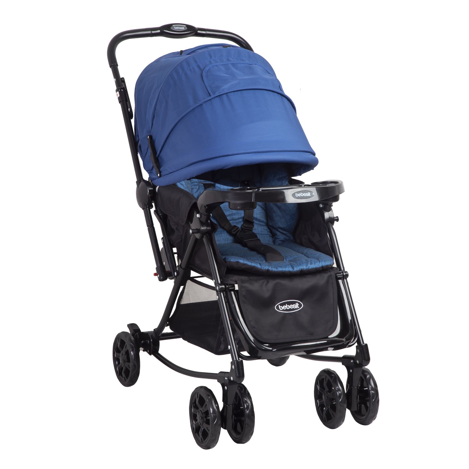 Coche Cuna Balancin Sx Azul