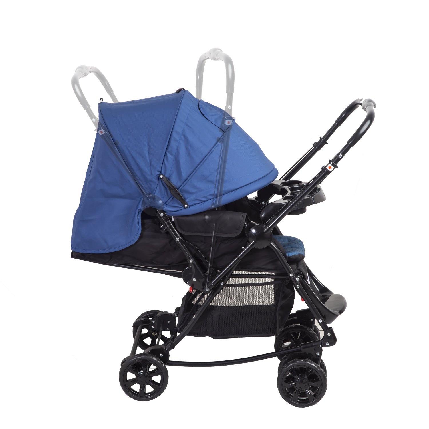 Coche Cuna Balancin Sx Azul
