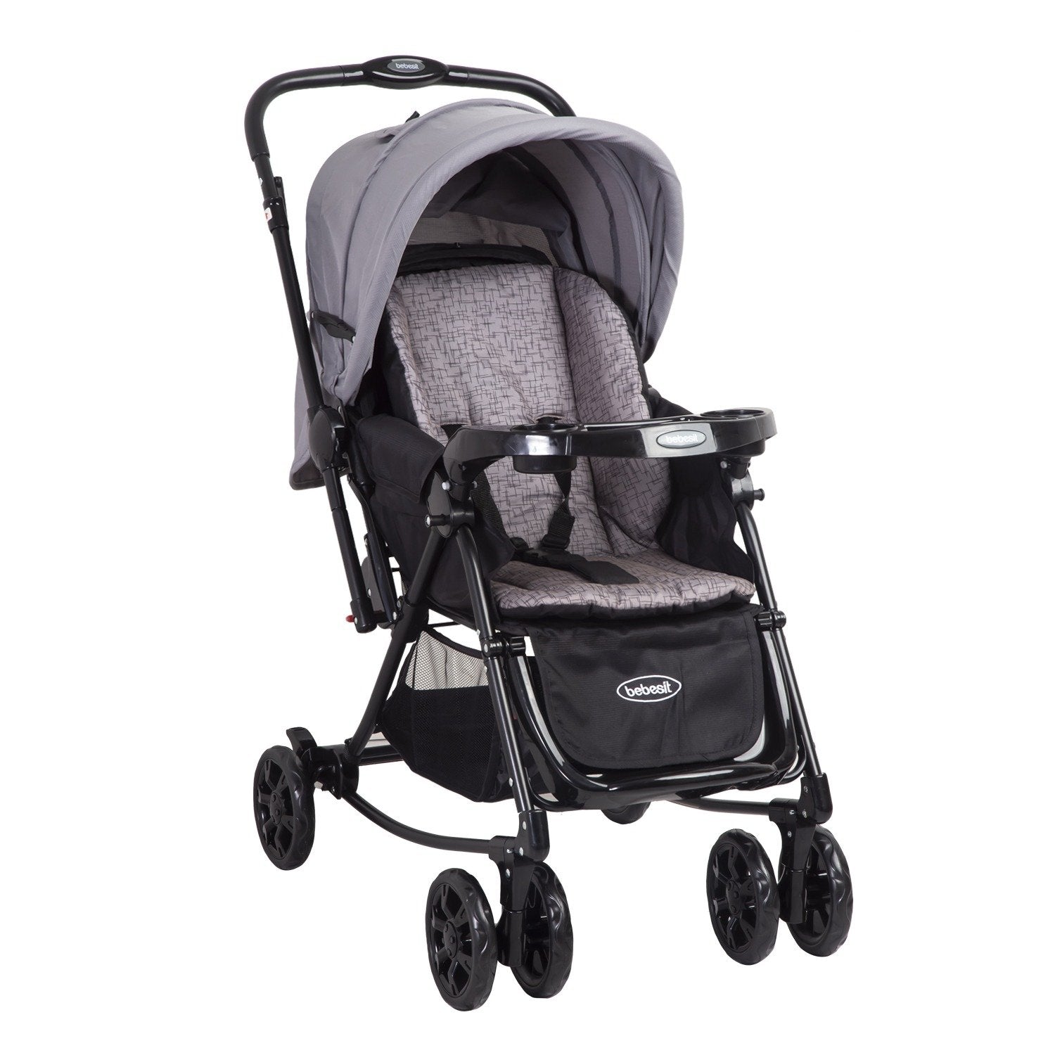 Coche Cuna Balancin Sx Gris