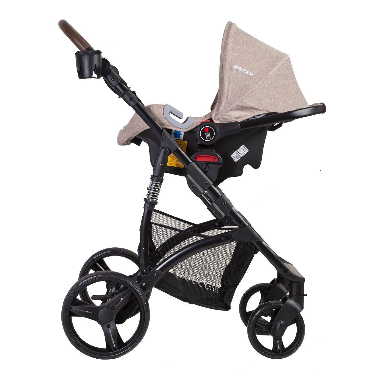 Coche Cuna Travel System Quest Lx Beige