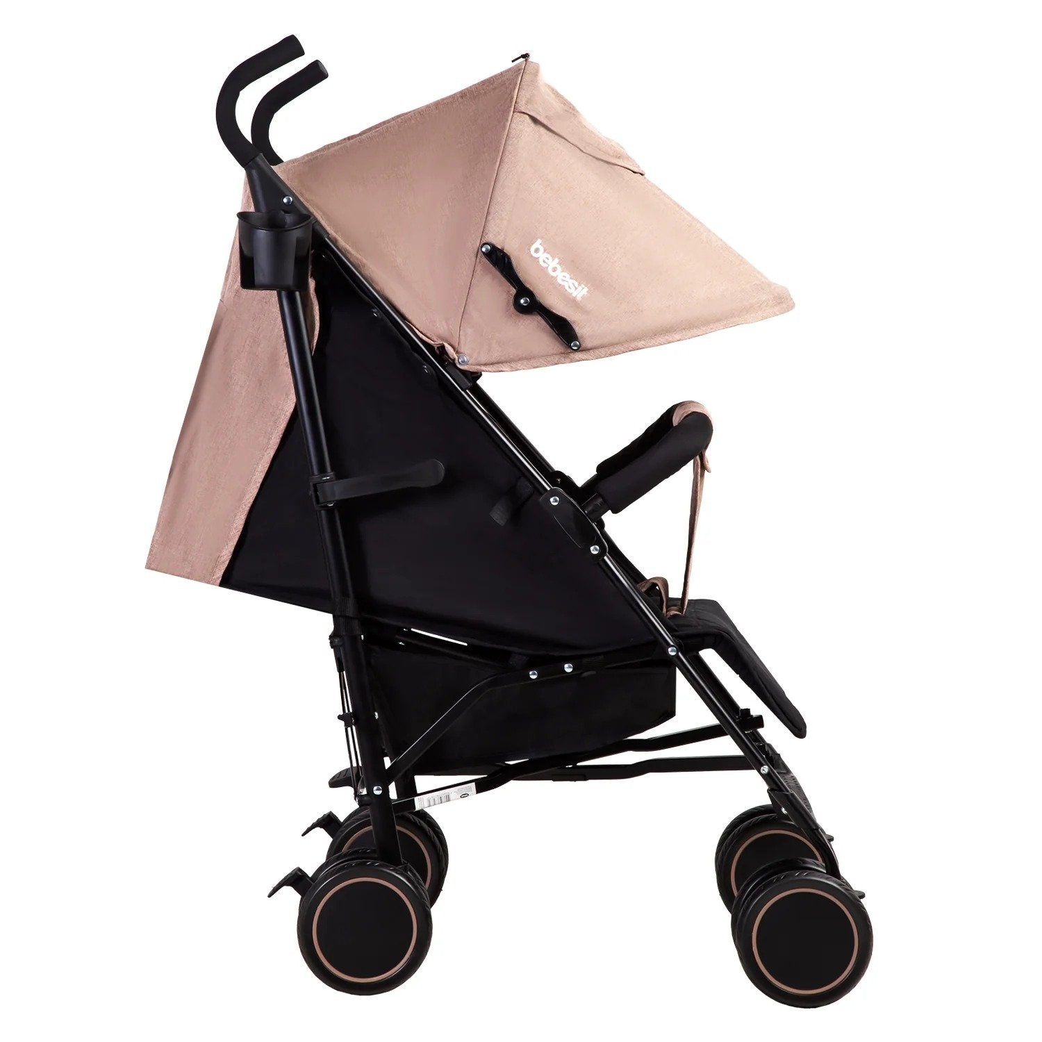 Coche Paragua Khronos Beige Rosado Bebesit
