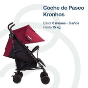 Coche Paragua Khronos Rojo
