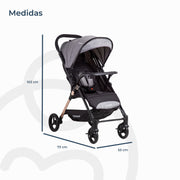 Coche De Paseo City Gris