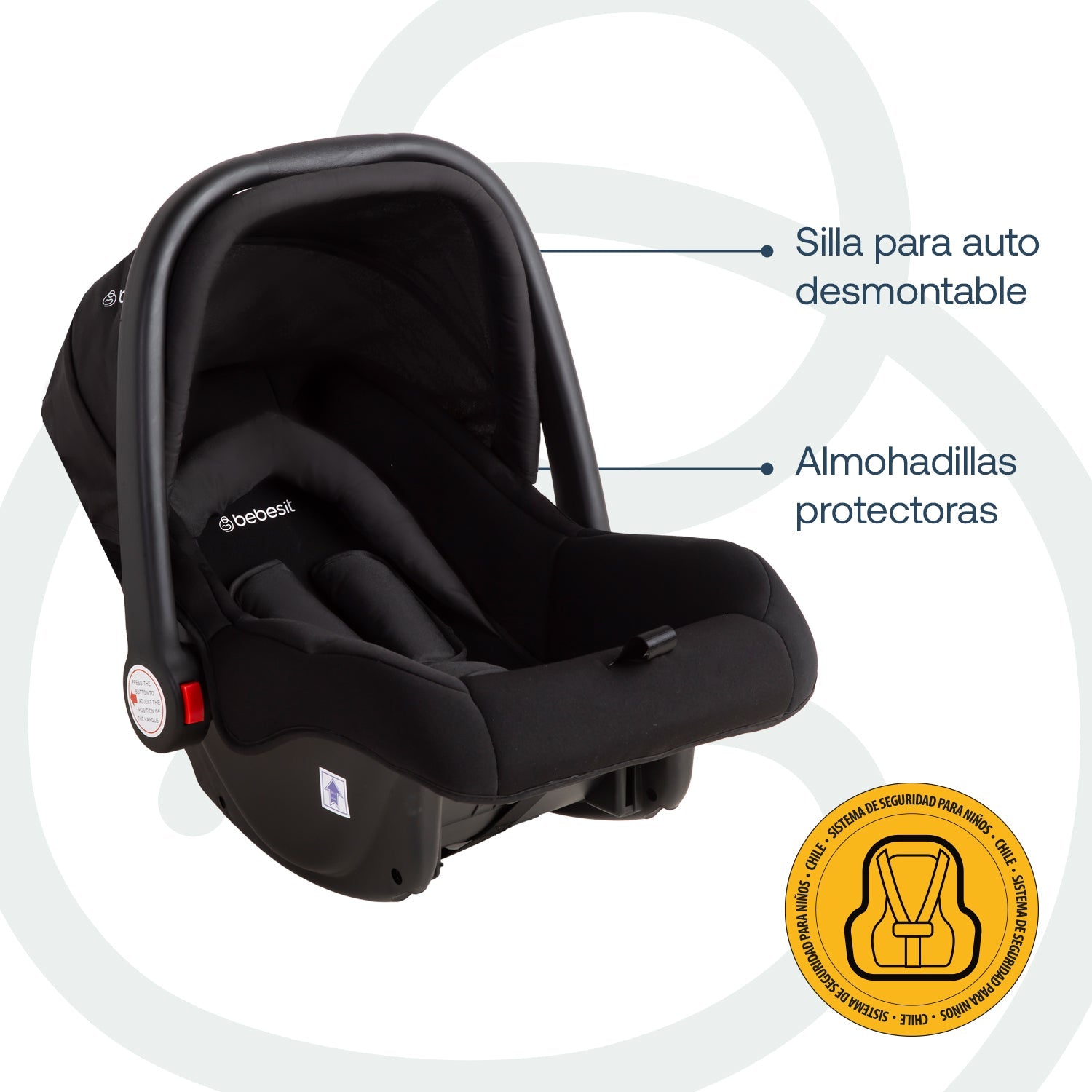 Coche Maleta Compactotravel System Soho Negro