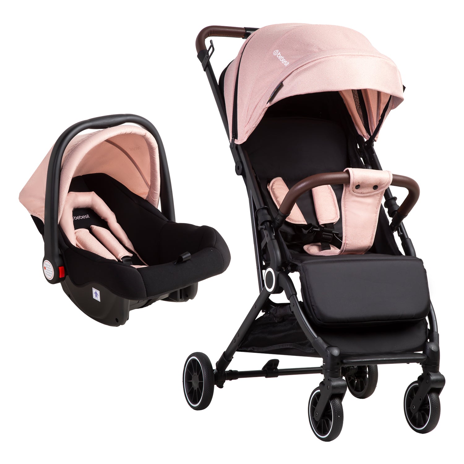 Coche Maleta Compactotravel System Soho Rosa