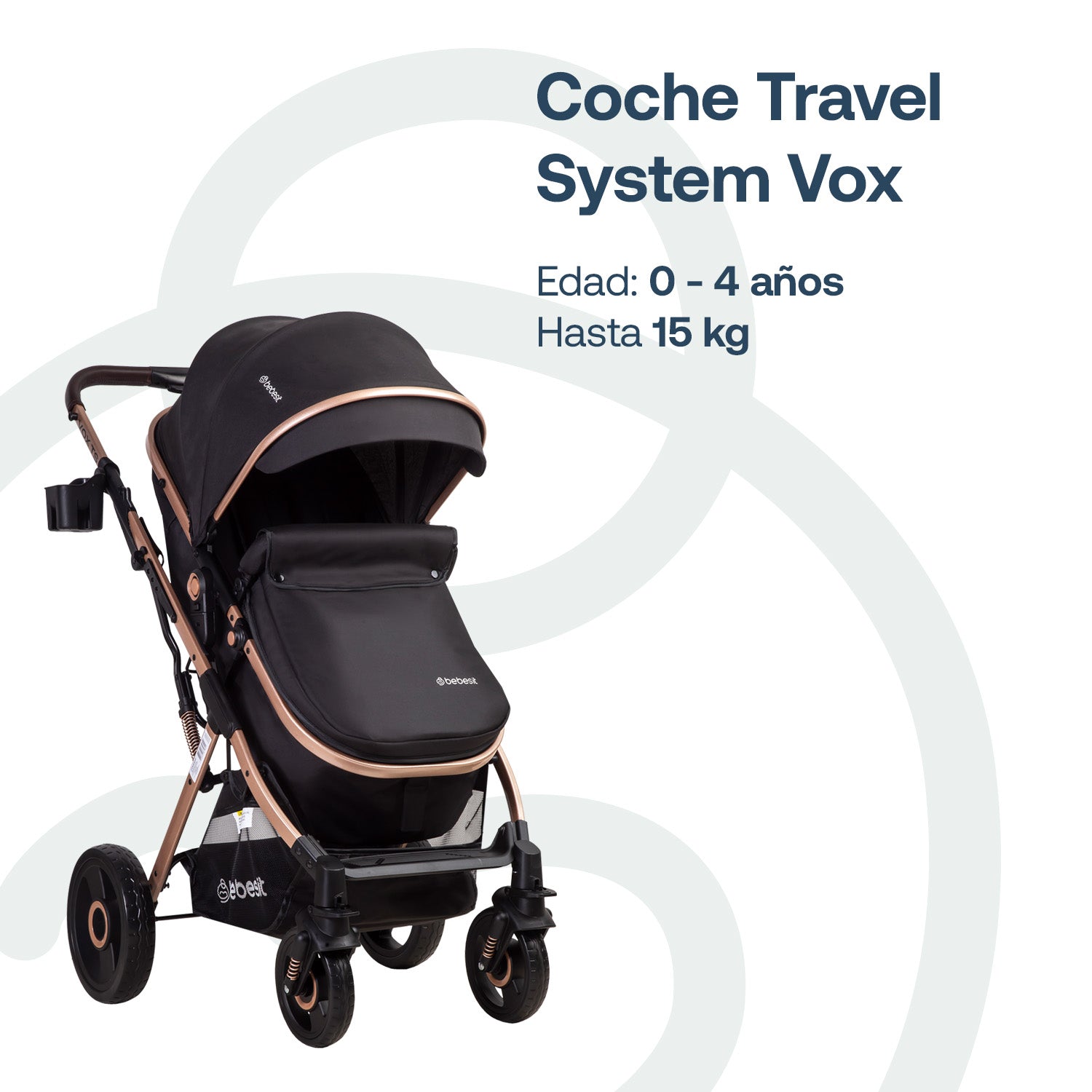 Coche Cuna Travel System Vox Gold