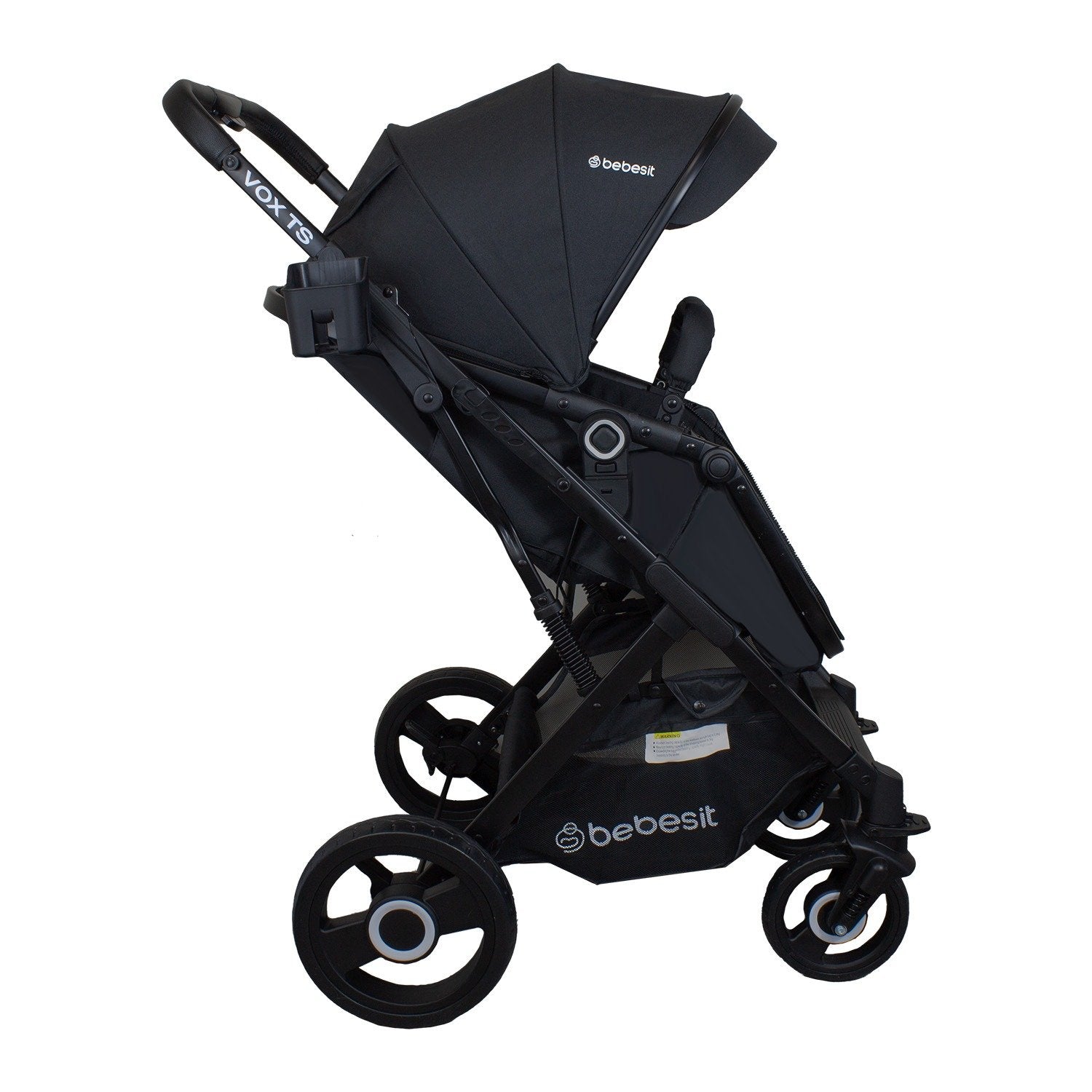 Coche Cuna Paseo Vox Negro Bebesit