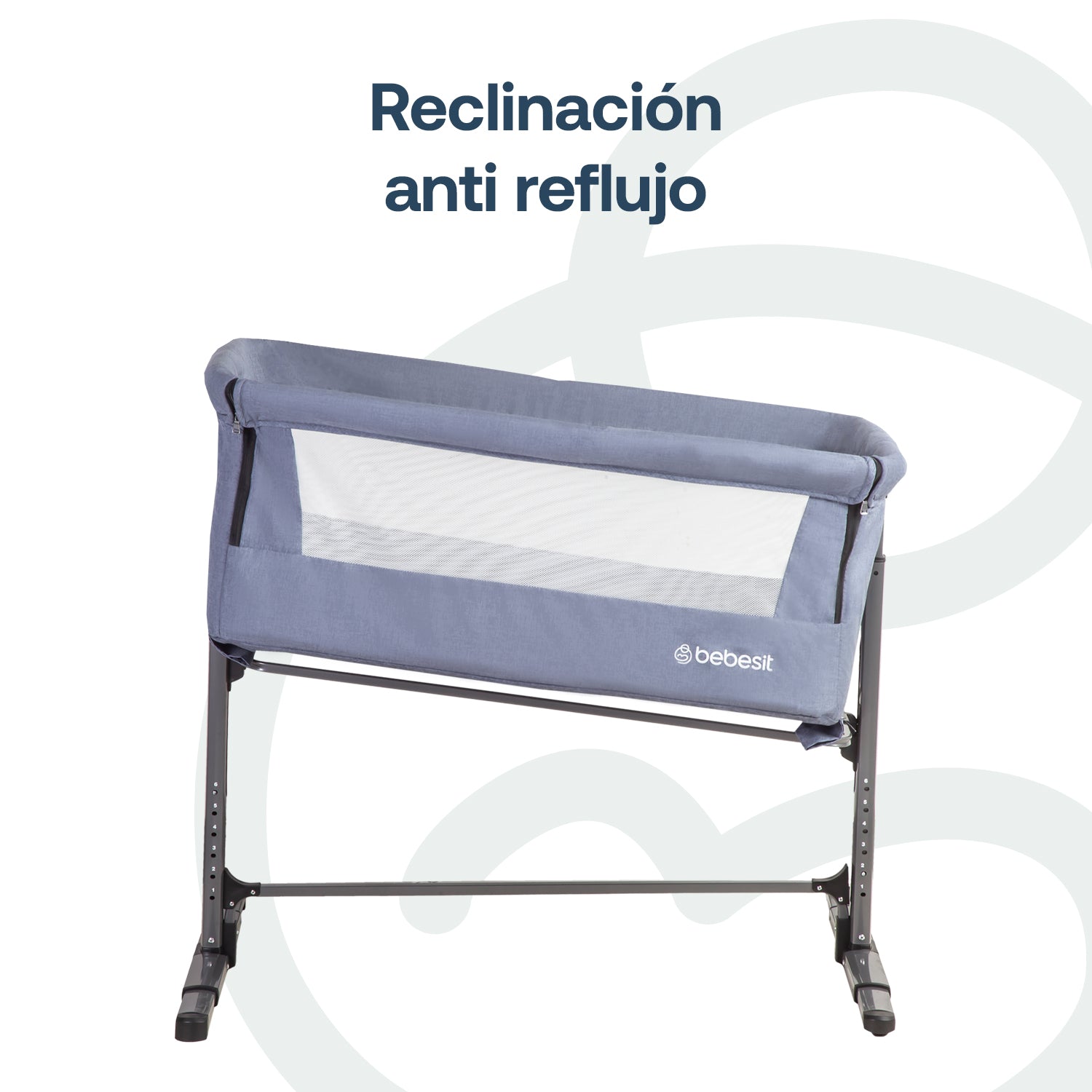 Cuna Colecho Con Mosquitero Myside Lx Azul