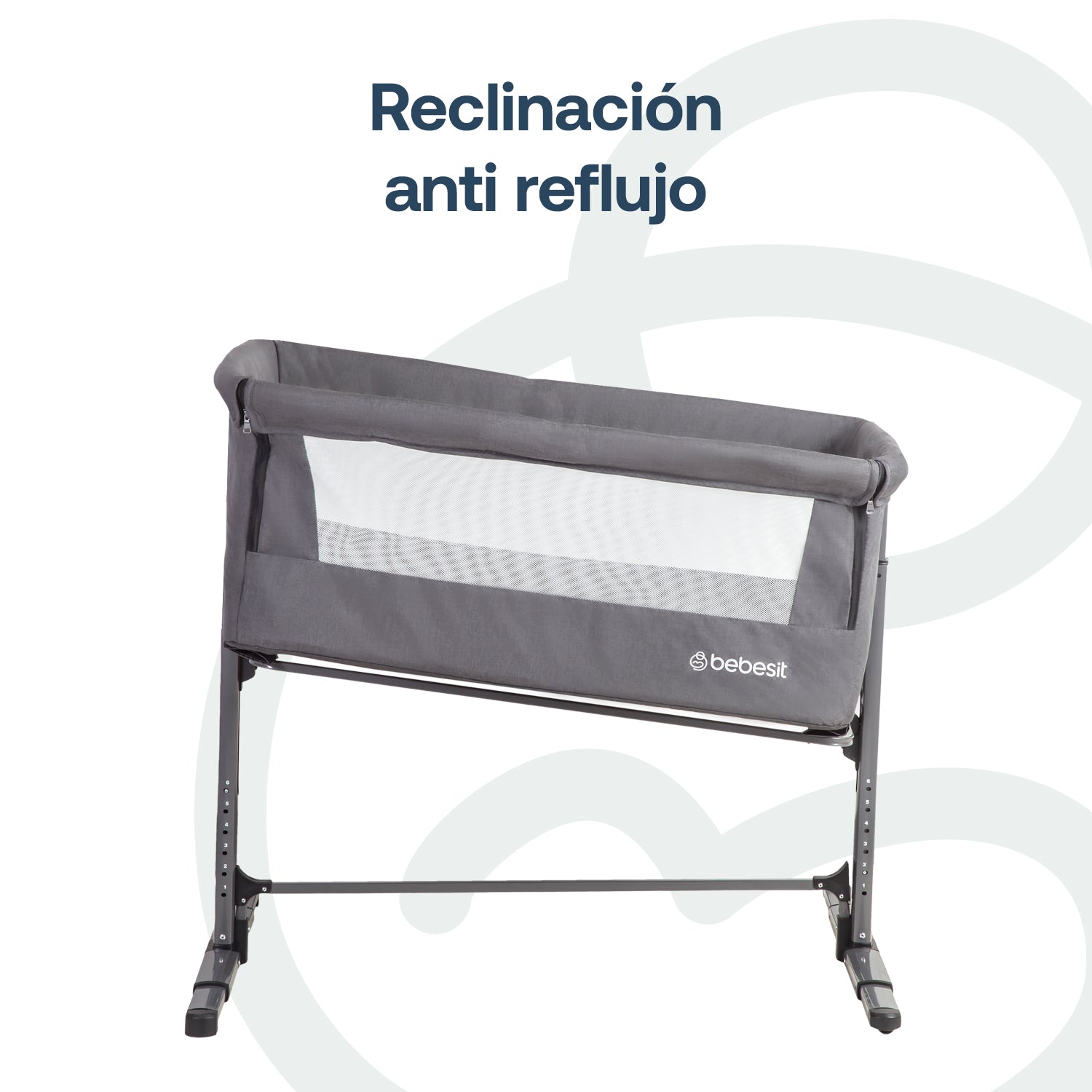 Cuna Colecho Con Mosquitero Myside Lx Gris