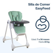 Silla De Comer Easyfeed Verde
