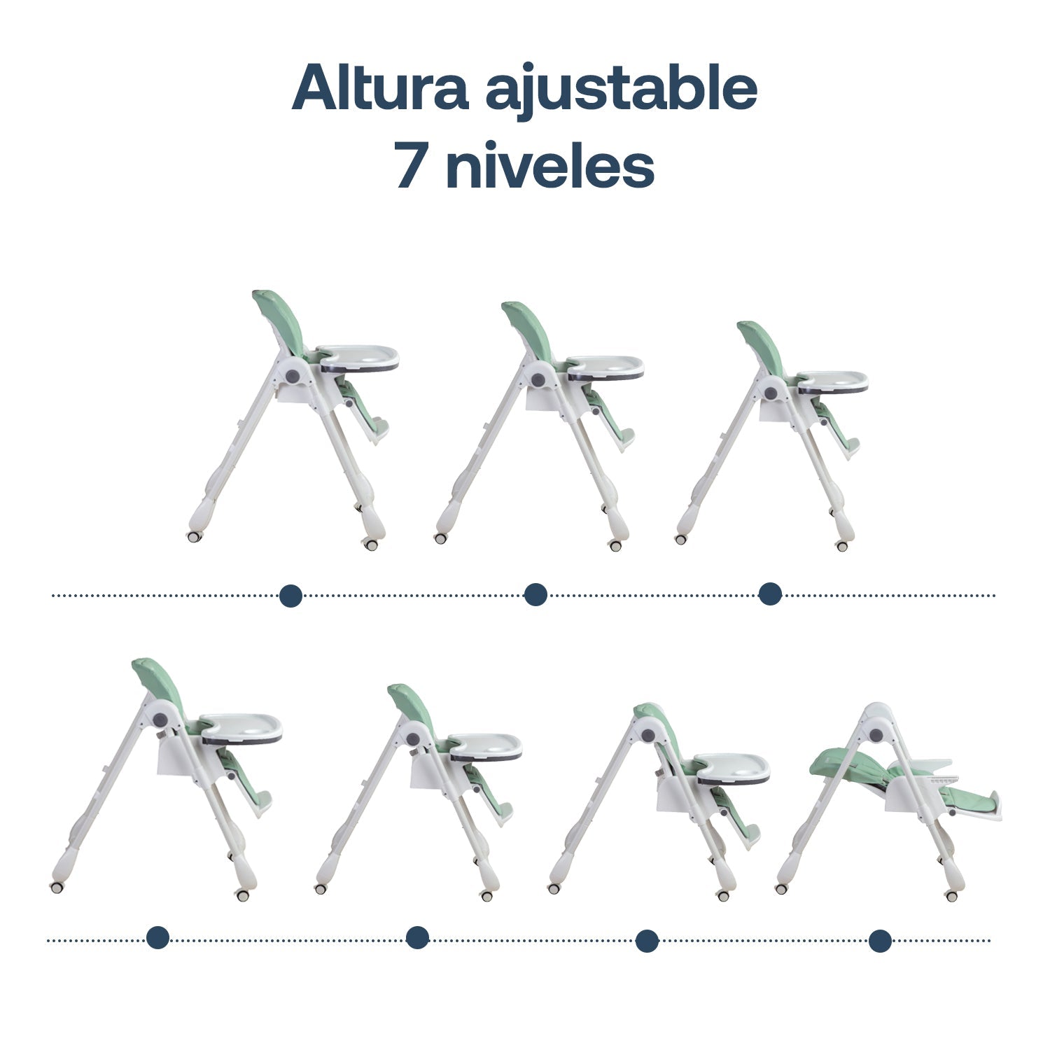 Silla De Comer Easyfeed Verde