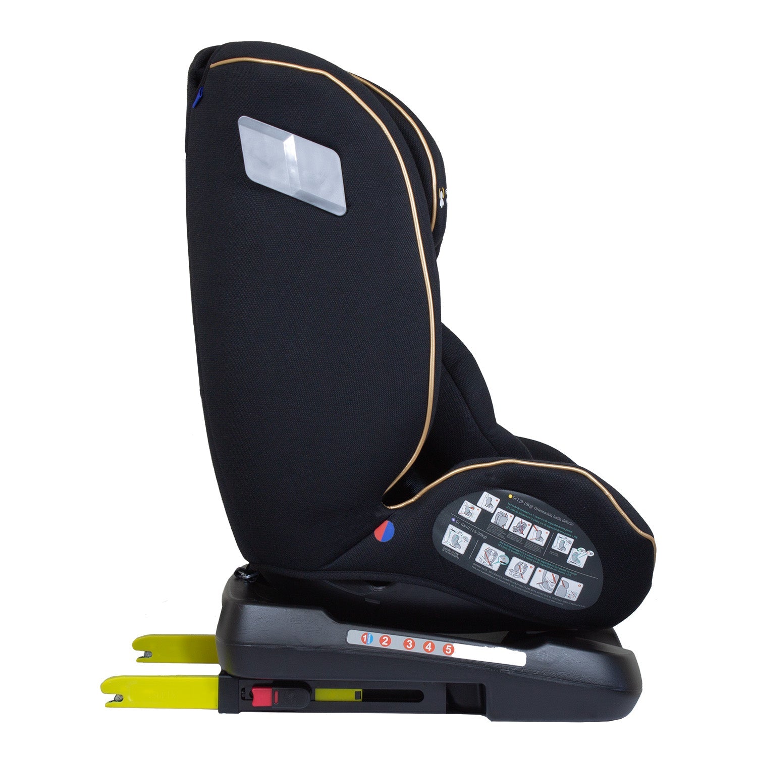 Silla De Auto Convertible Supra 360° Black Gold
