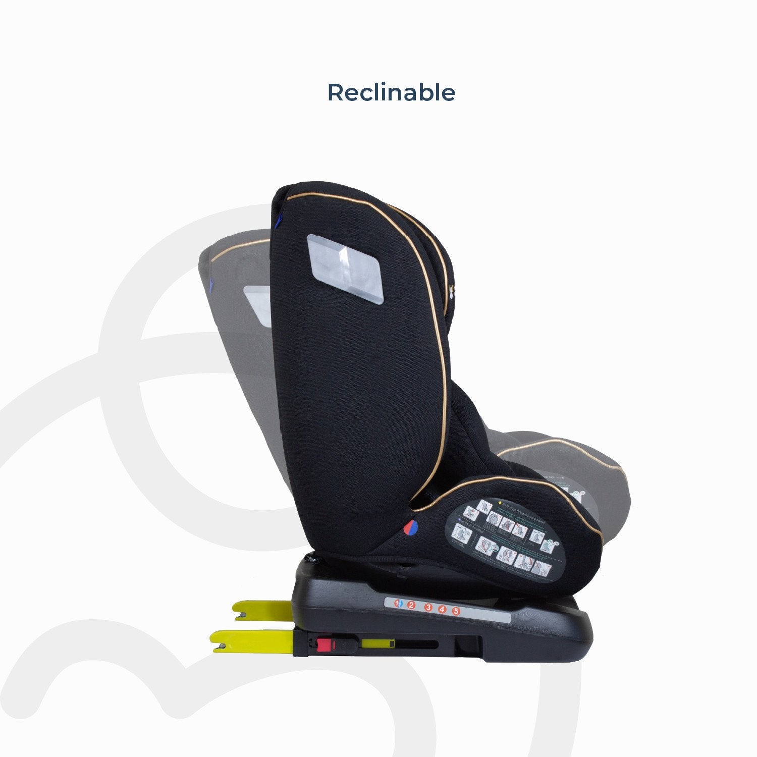 Silla De Auto Convertible Supra 360° Black Gold