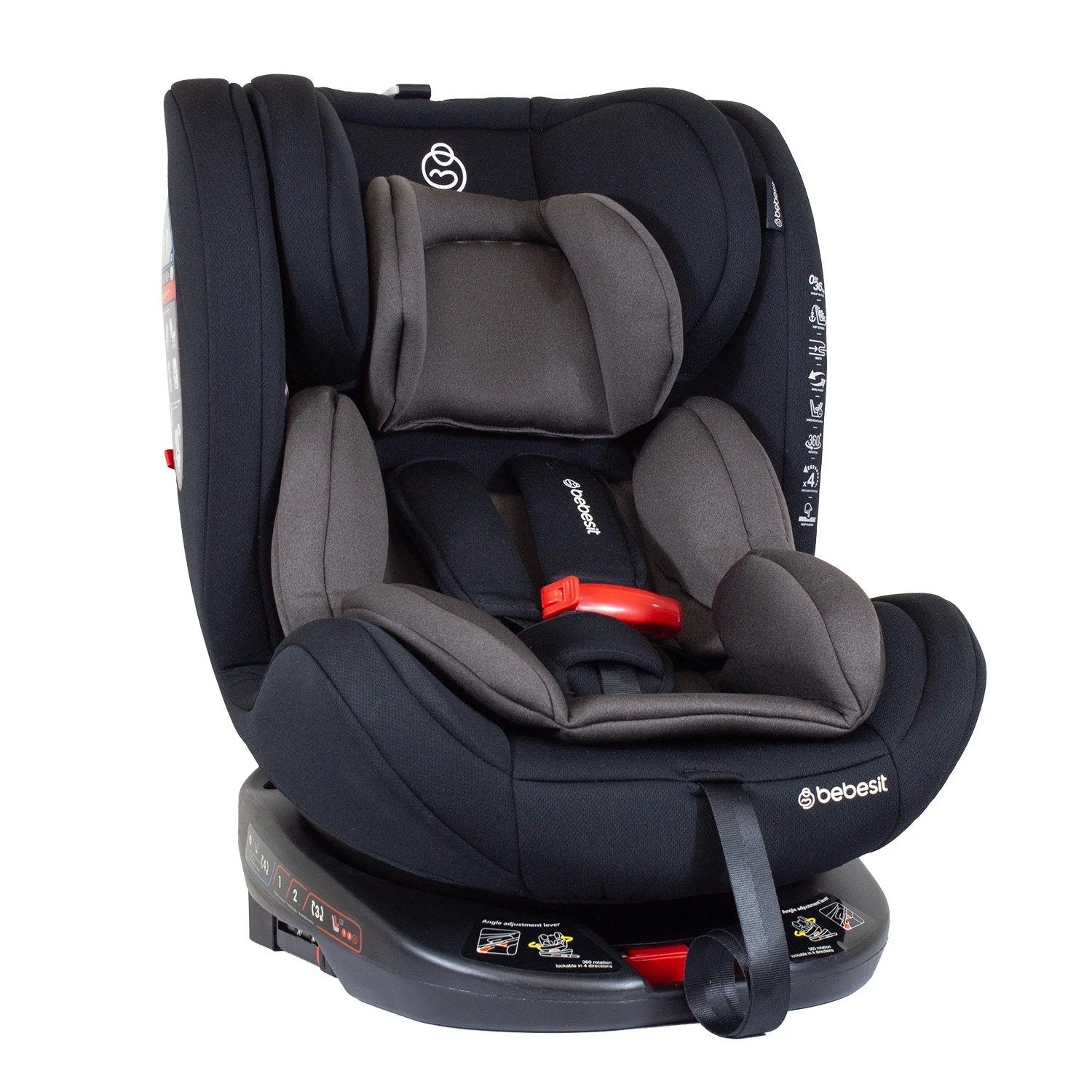 Silla De Auto Convertible Onefix Dark Brown