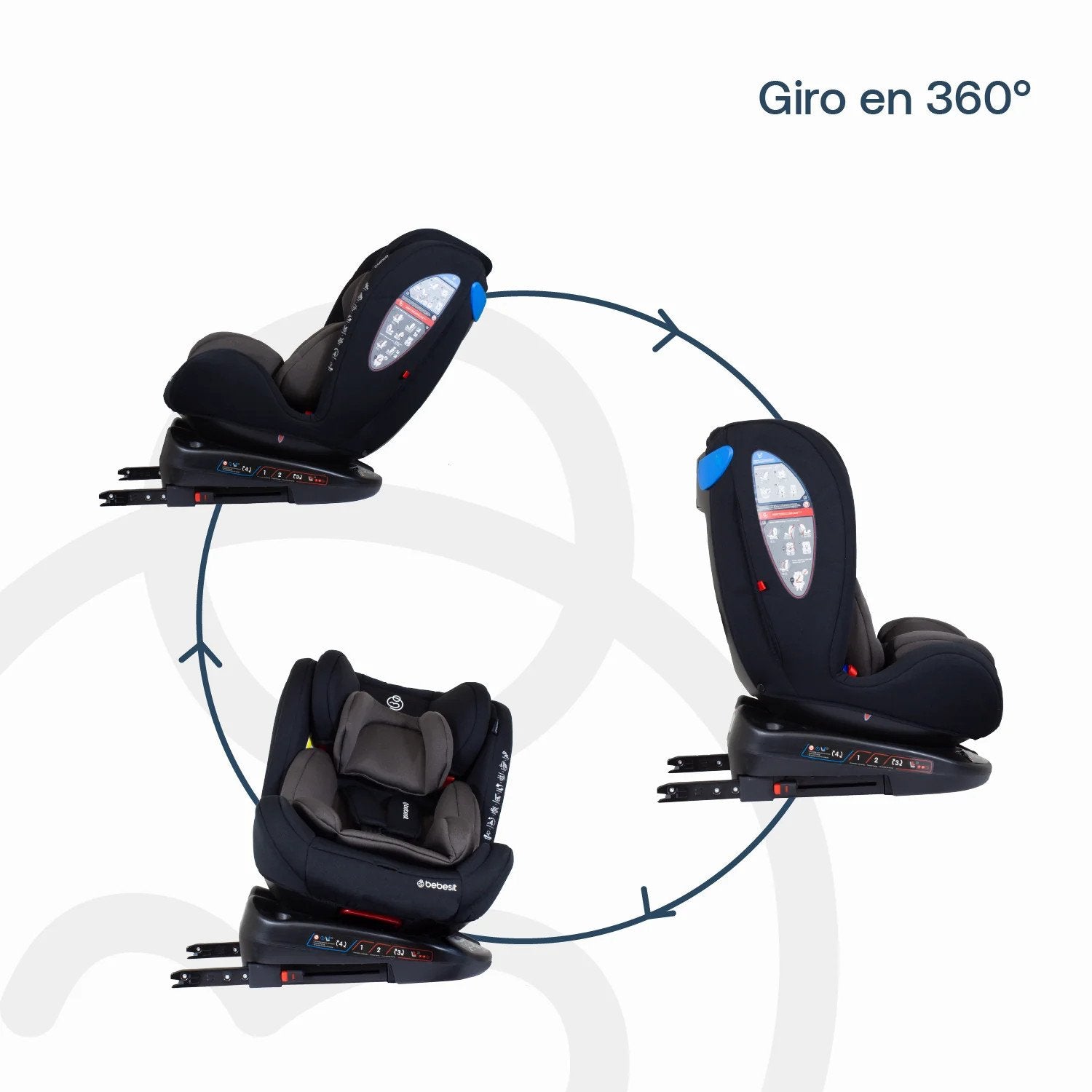 Silla De Auto Convertible Onefix Dark Brown