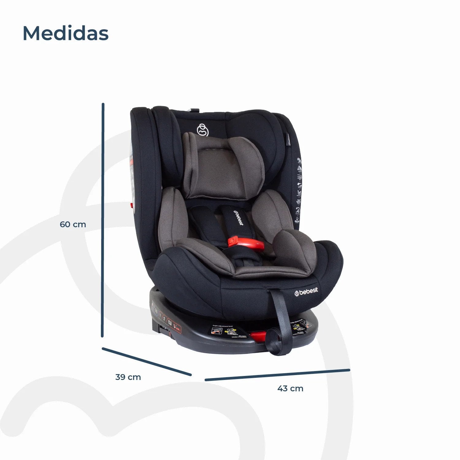 Silla De Auto Convertible Onefix Dark Brown