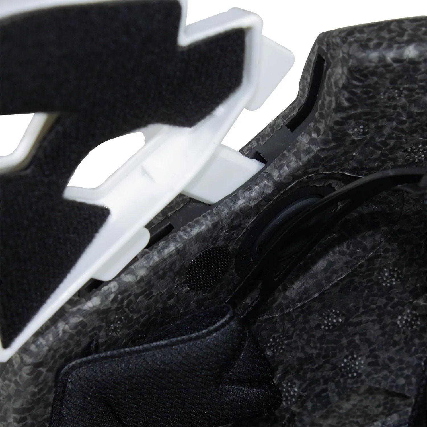 Casco Integral Bici Cross Rejilla Desmontable Blanco Negro