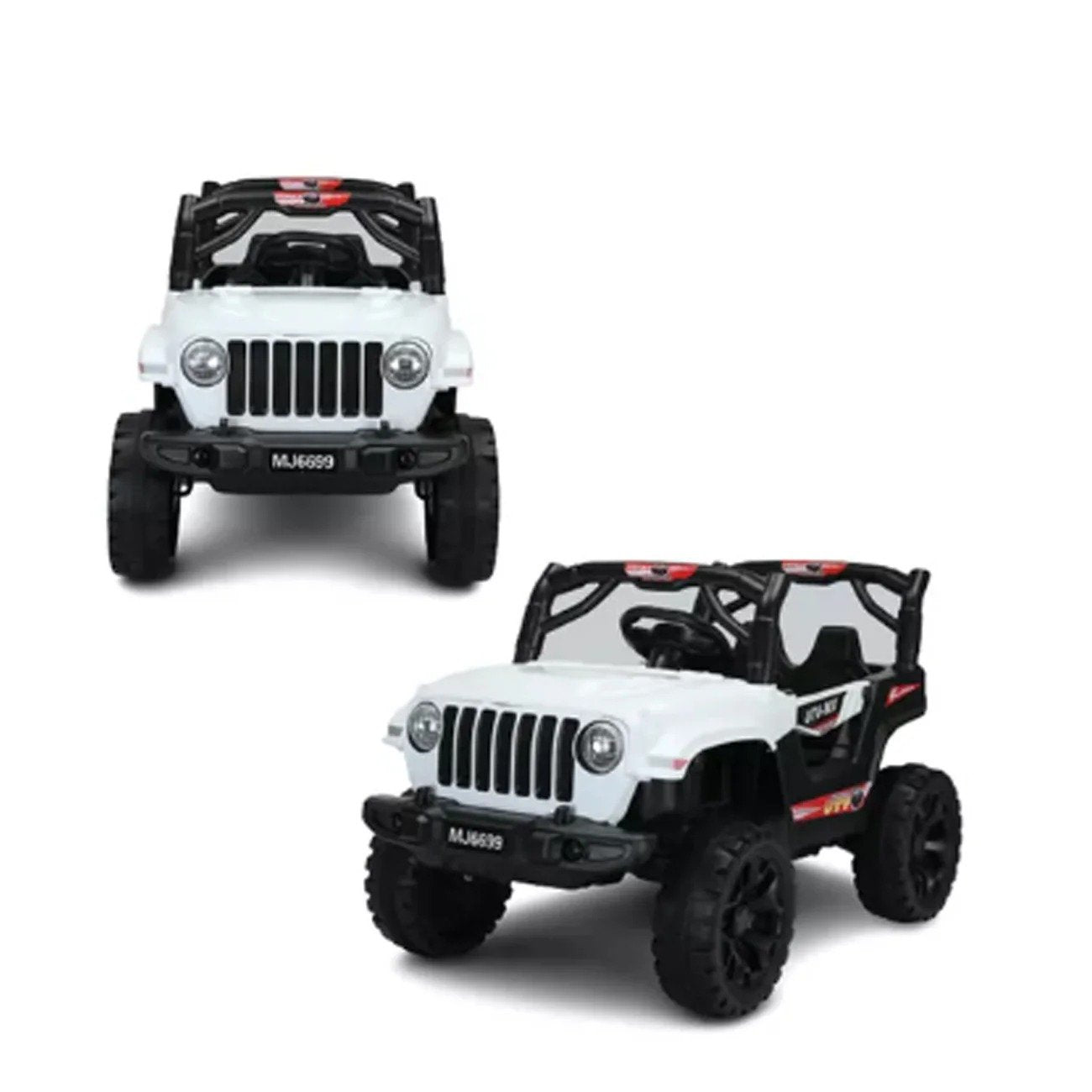 Auto A Batería Jeep Cherokee Blanco Bebesit