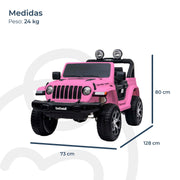 Camioneta Electrica Renegade Rosa Bebesit