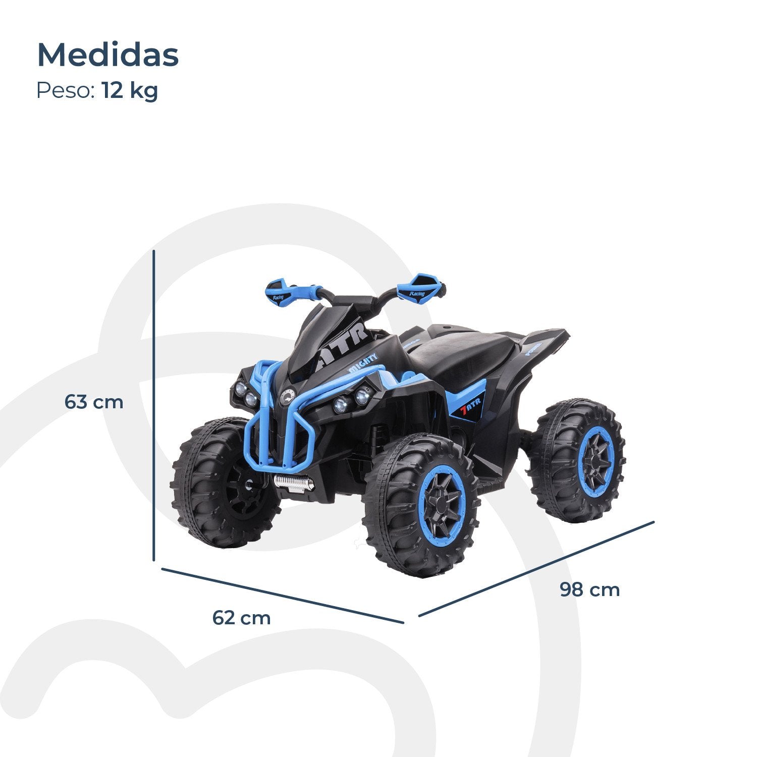 Cuadrimoto Sport Road Azul