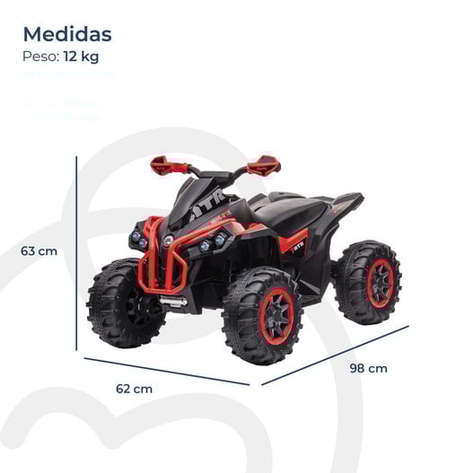 Cuadrimoto Sport Road Roja