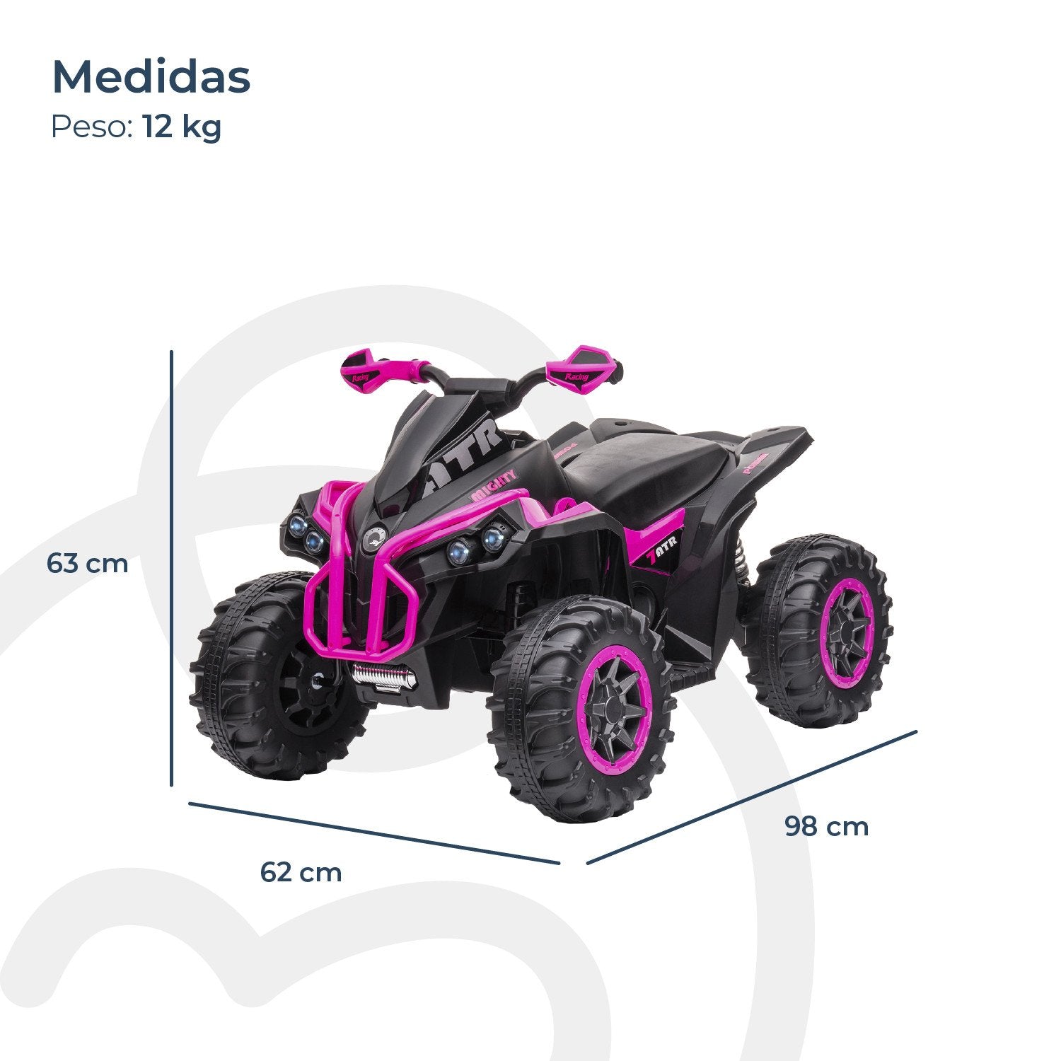 Cuadrimoto Sport Road Rosa