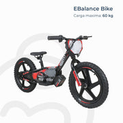 Bicicleta Moto Eléctrica E-bike Beride Aro 16 Roja