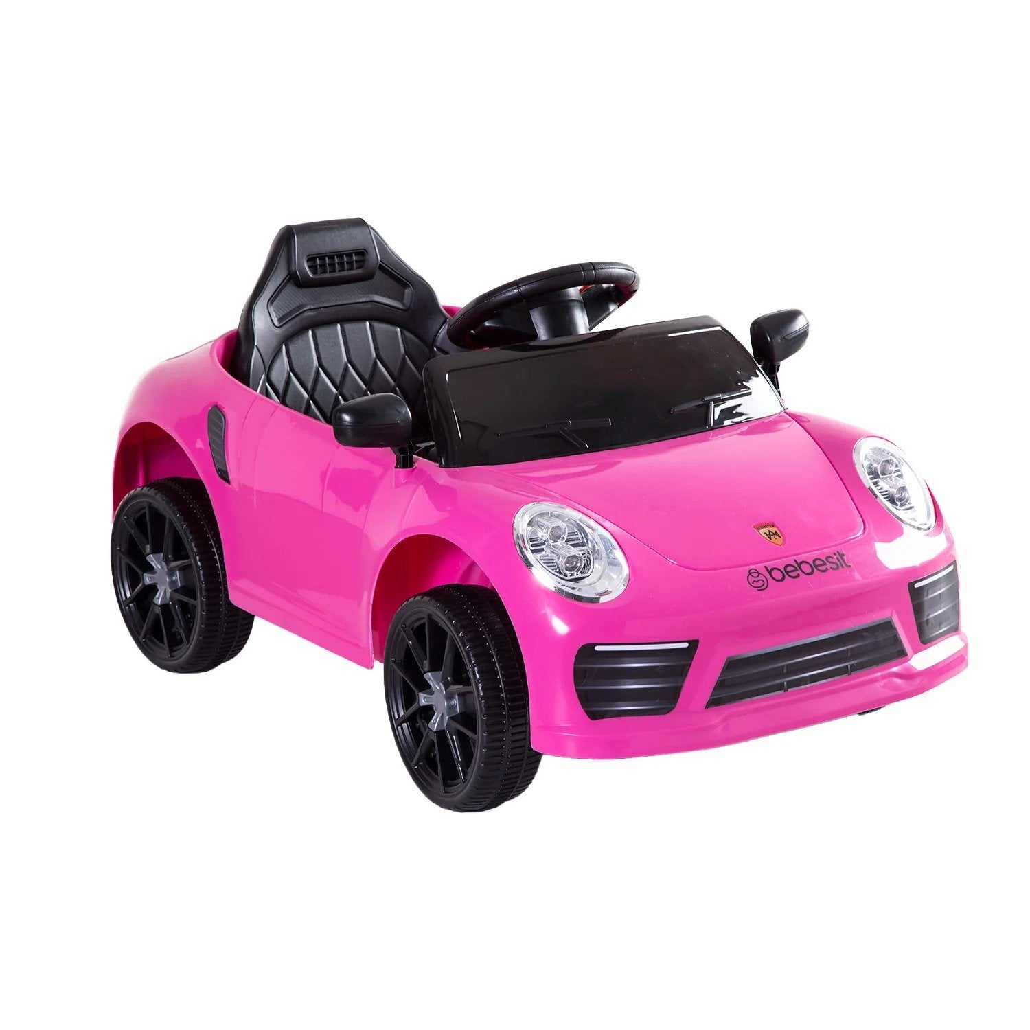 Auto Deportivo Eléctrico Race Rosa Bebesit
