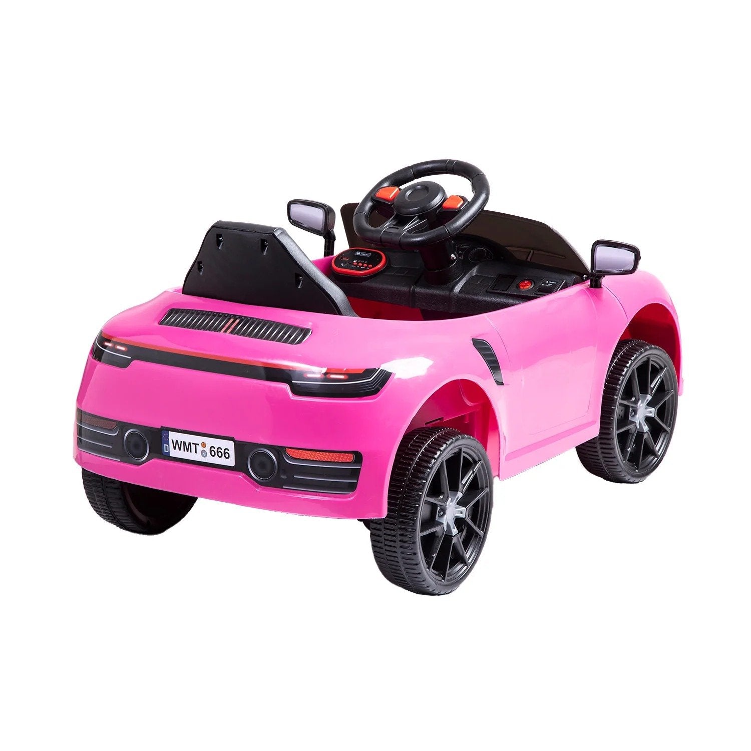 Auto Deportivo Eléctrico Race Rosa Bebesit