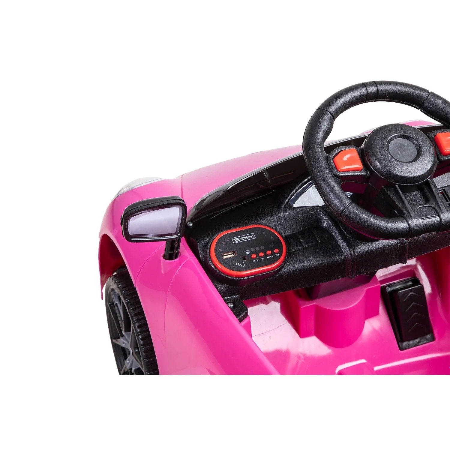 Auto Deportivo Eléctrico Race Rosa Bebesit