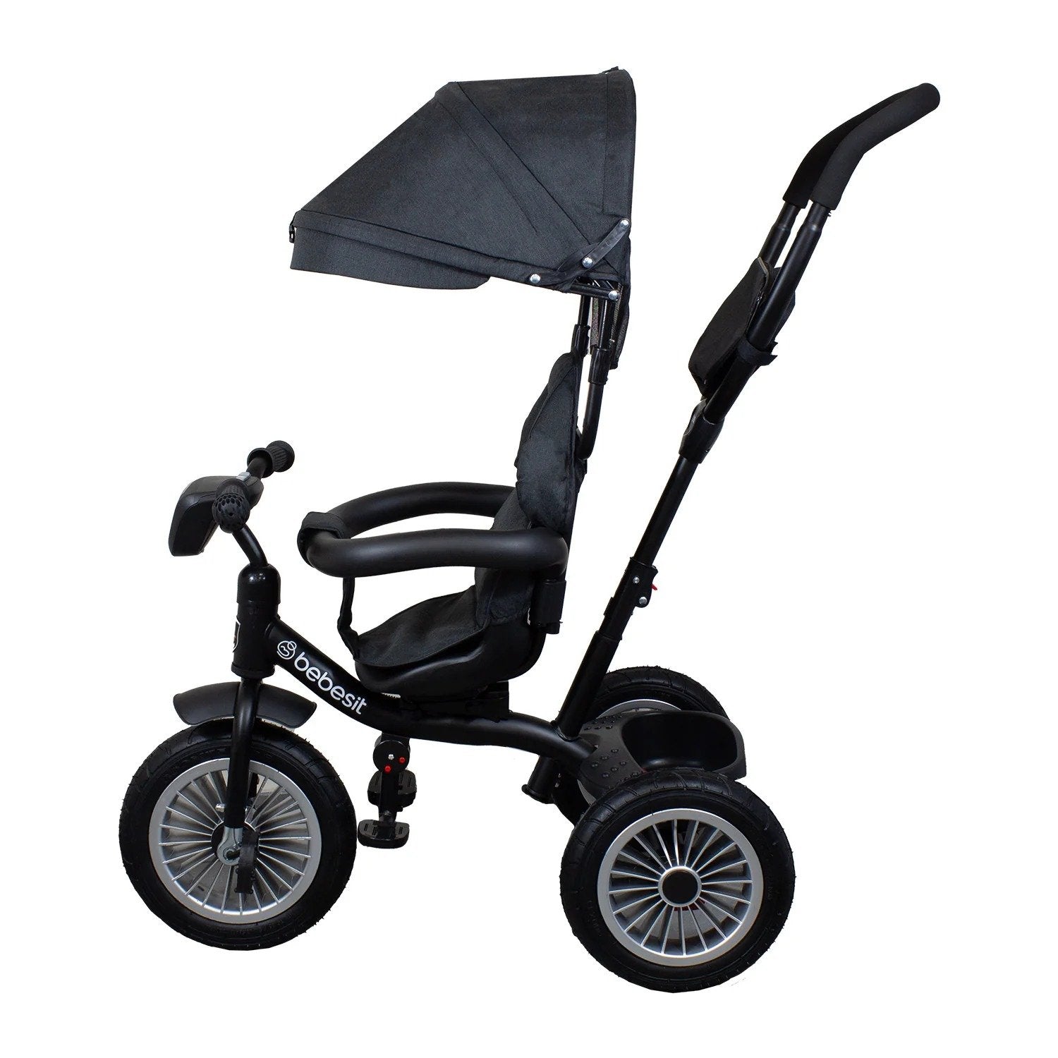 Triciclo Paseo Infantil 360 1326 Lx Negro Bebesit