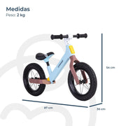 Bicicleta De Equilibrio Aprendizaje Neo Celeste Bebesit