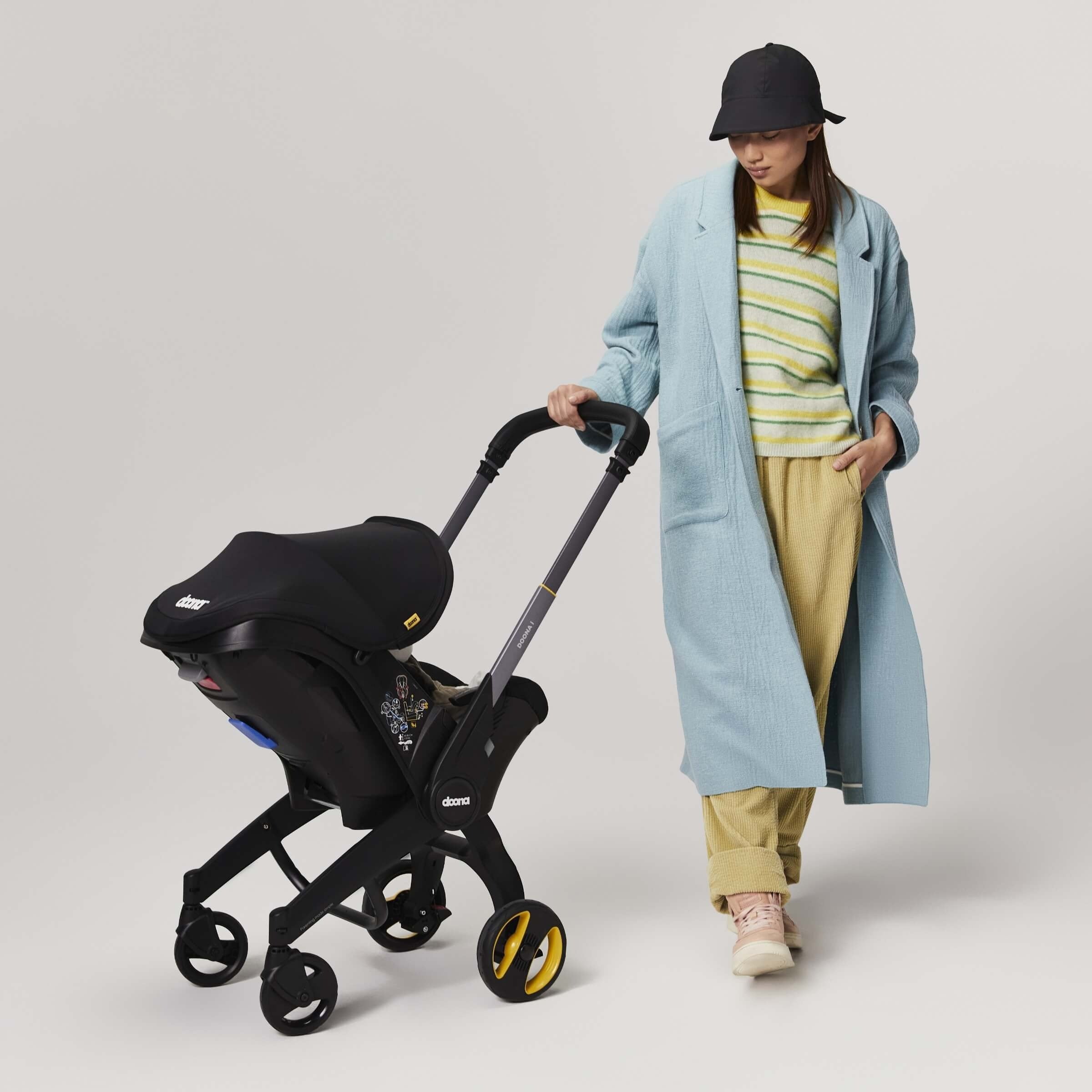 Silla Nido Y Coche Doona  Forest Grey